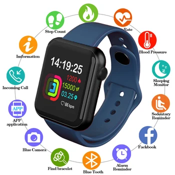 IWO 12 Smart Watch водоустойчив следи кръвното налягане умни часовници за мъже жени сърдечната честота фитнес тракер, спортни часовници, Часовници