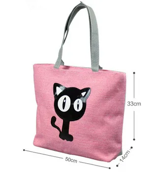 Hjkl горещи продажба на сладко малко котка малка картина с чанта, платно чанта, пакет пресни изкуство производител на Директни продажби на СЗО
