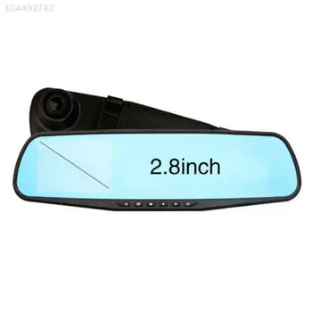 Msanzeo автомобилна камера авто DVR 2,8-инчов LCD-дисплей на таблото камера автомобили видеорекордер Dvr видеорекордер FHD 1080P камера за нощно виждане