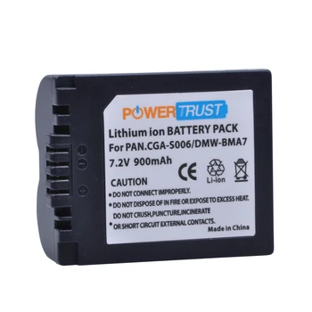 2x CGA-S006 DMW-BMA7 батерии и зарядно устройство за Panasonic Lumix DMC-FZ7, DMC-FZ8, DMC-FZ18, DMC-FZ28, DMC-FZ30, DMC-FZ35,