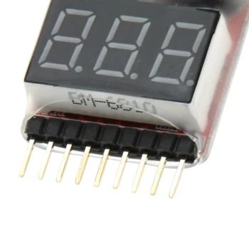 5 бр високо качество на 1-8S показател RC Li-ion Lipo Battery Tester низковольтный зумер, аларма