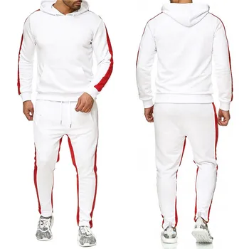 Нова мода дрехи Мъжки пуловер пуловер памук, Мъжки спортни костюми hoody двойка + панталони, спортни тениски пролет есен спортен костюм