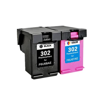 302XL възстановена Подмяна касета за HP 302 HP302 XL мастило касета за принтер Deskjet 1110 1111 1112 2130 2131