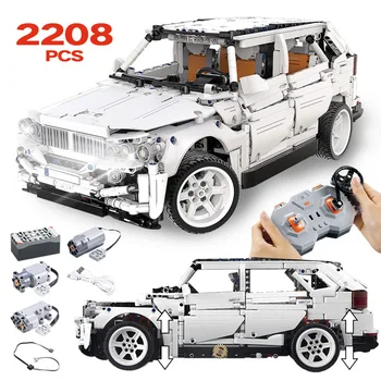 Нов 2208PCS City Remote Control 4WD Off Road Vehicle Bricks MOC Техника RC/non-RC Racing Car Model Building Block Toys for Kids