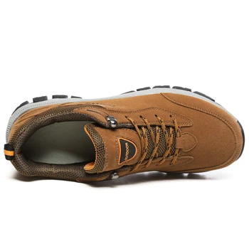 Мъжки туризъм обувки Plug Size 39-49 нескользящая градинска обувки Wild Sports Мъжки обувки, мъжки Ежедневни обувки, зимни топли обувки, мъжки маратонки