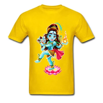 Танцът На Шива Тениска Мъжете Тениска Om Върховете Бог Тениски Индуизма Тениска Потребителски Блузи На Едро На Най-Сладкото Дрехи Памук