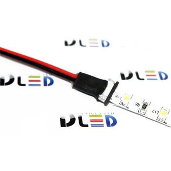 Конектор за захранване за led лента SMD 2835/3528/3014/5050/5630 с печатна платка 8 мм / 10 мм