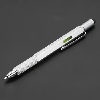 Творчески, богат на функции метална химикалка писалка hexagon pen liuhe a scale