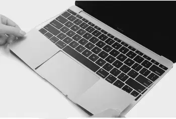 Пълна защита на китката pad Rest skin cover за 2016 новия Macbook Pro 13 15 touch bar Air 11 13 12 инча Retina-сребърен