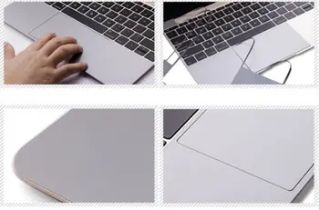 Пълна защита на китката pad Rest skin cover за 2016 новия Macbook Pro 13 15 touch bar Air 11 13 12 инча Retina-сребърен