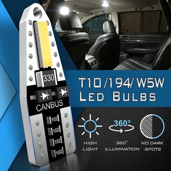 Katur 10x T10 W5W led Canbus крушка Car Interior Light за Toyota Corolla, Avensis Yaris Rav4 РАВ 4 Auris Hilux Prius Camry Celica