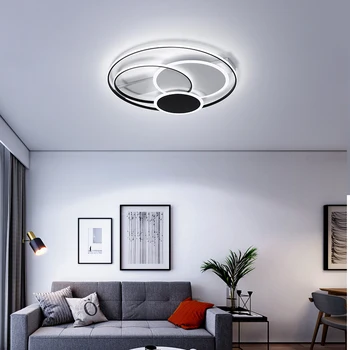 MS New Design Power Saving спалня потолочное осветление AC90-260V вътрешен кръг акрилни лампа ултра-тънки led ресторант осветителни тела