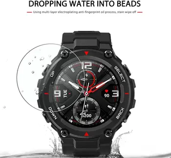 10шт закалено стъкло за Amazfit T-Rex Screen Protector Round Smart Watch Anti-Scratch защитно фолио