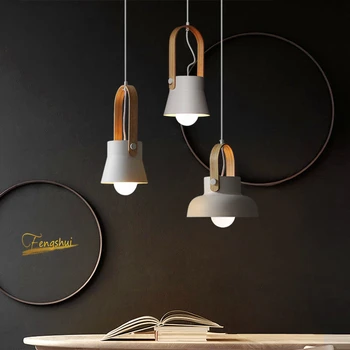 Nordic Loft LED Iron Pendant Светлини Restaurant Room Bedroom pendant Lamp Home Kitchen Indoor Lighting Fixtures Luminaire