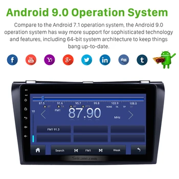 Seicane Android 9.0 Car GPS Unit Player 2Din 9