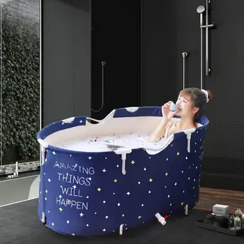 120x60x58cm набор от вани портативен сгъваем комплект кофи за вана за възрастни семейства PVC красота спа вана детска баня с Вана, кофа