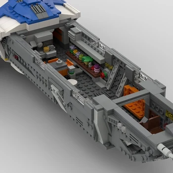 BuildMoc Техника Spaceship Shuttle MOC Stinger Mantis Movie Star Hero Ship Model Building Blocks Bricks Техника Toy For Children