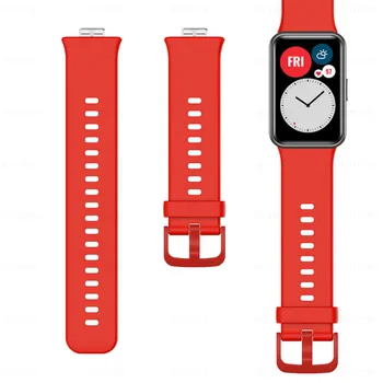 Нов силиконов ремък за Huawei Watch Fit Каишка Tool Watch Case Screen Protector гривна correa за huawei smart-fit watch strap
