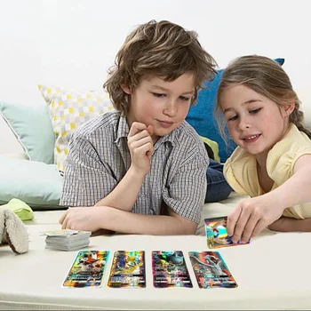 200pcs Pokemon GX Сиянието Cards Box ТОМИ Kids Energy Trainer Игра Battle Trading Card Selling child Kaarten Toys Carte Gift