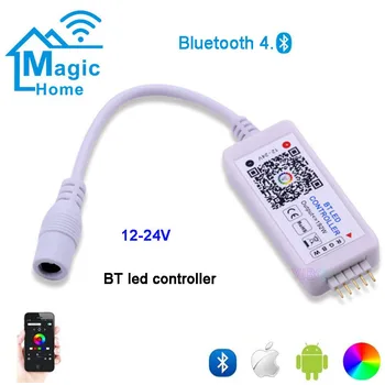 Mini БТ LED RGBW Controller DC 12-24V 4-канален Bluetooth RGBW Led Controller на IOS, Android APP, за да RGB RGBW RGBWW LED Strip Light