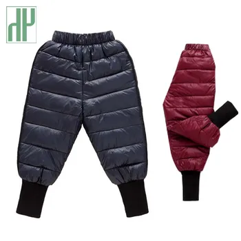 Панталони за малки момичета зима есен детска naka памучни дрехи, детски панталони за момчета топли панталони ветроупорен снежни панталони за деца