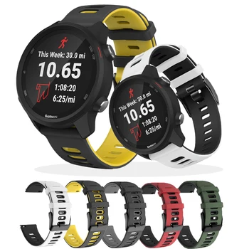 Висококачествен цветен силиконов каишка за часовник Garmin Forerunner 245 645 Gear S3 Smart Watch Каишка за huawei Magic GT Sport Bands