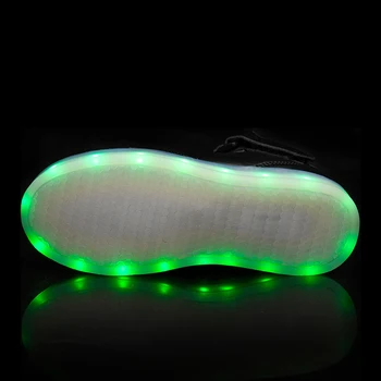 ULKNN Children USB-Rechargeable Light-up Shoes LED Сиянието CHILDREN 's Shoes Colorful Night Light BOY' s Shoes Girls