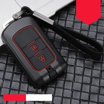 Мода цинк сплав + силикагел калъф за ключ на автомобила пълно покритие за Mitsubishi Outlander Lancer 10 Pajero Sport L200 ASX RVR аксесоари
