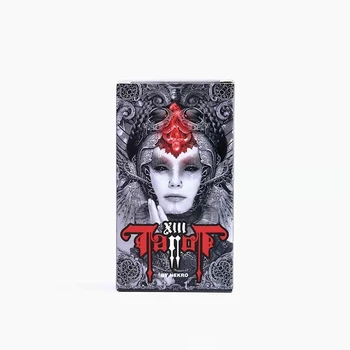 78 карти Таро. Загадъчната магия на пасианс тъмнината № 13 Таро, магия доставя настолна игра за гадаене на съдбата