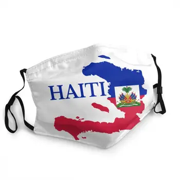 Хаити Карта Флаг За Еднократна Употреба Устата Маска За Лице Възрастни Анти Мъгла Пылезащитная Маска-Защитно Покритие Респиратор Муфель