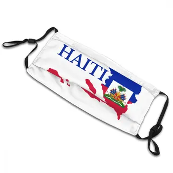 Хаити Карта Флаг За Еднократна Употреба Устата Маска За Лице Възрастни Анти Мъгла Пылезащитная Маска-Защитно Покритие Респиратор Муфель