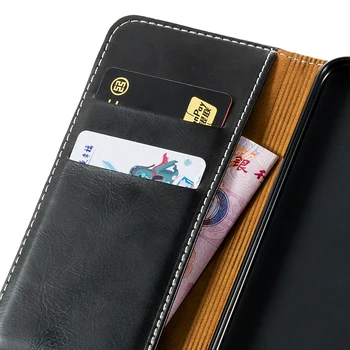 Изкуствена кожа портфейла телефон чанта за носене за Doogee X95 мода флип калъф за Doogee X95 Pro бизнес чанта за носене мека силиконова делото