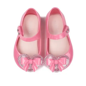 Мини Мелиса прекрасно сърцето на момичето желе обувки сандали 2020 Детски обувки меки дъното Мелиса сандали за децата нескользящая Принцеса