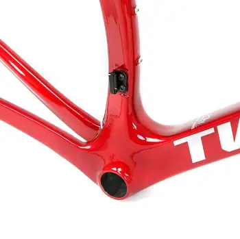 От въглеродни влакна пътен велосипед рамка TWITTER Racing Thunder 700c рамка + вилица+подседельный пин QR F9 * 100 R9 * 130mm V спирачна конструкция на повърхността на вятъра