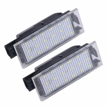 2 елемента 6000-6500K LED табела светлина за Smart Fortwo 453 Coupe C453 Cabriolet A453 Auto Plate Светлини