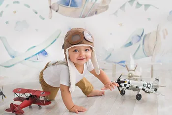 Снимка декори новородено момче или момиче Боке снимков фон Baby Shower орнаменти Снимка фотоколл фон подпори