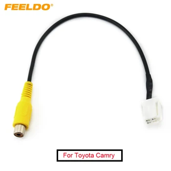 FEELDO 20pcs паркинг камера за задно виждане, видео конектор линия за обратно преобразуване на входния кабел за Toyota Camry Panasonic навигация DVD #AM1327