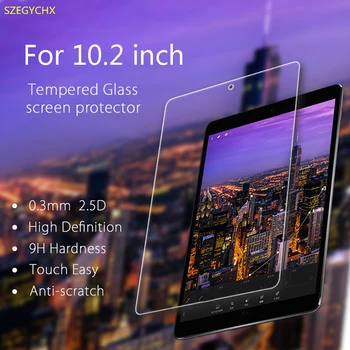 Закалено стъкло защитно фолио за екрана на iPad 10.2 8th 2019 2020 7th нов взривозащитен прозрачно закалено 2.5 D Радиан 9H твърдост