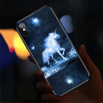 Цветна светлина повикване led светкавица калъф за телефон iPhone 11 12 Pro Max 6 7 8 Plus Xs Max Xr x SE 2020 11 Case Creative Luminous на Корпуса