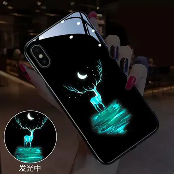 Цветна светлина повикване led светкавица калъф за телефон iPhone 11 12 Pro Max 6 7 8 Plus Xs Max Xr x SE 2020 11 Case Creative Luminous на Корпуса