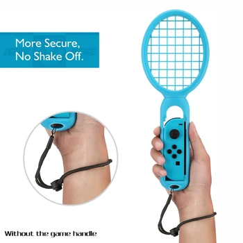 1 чифт тенис ракети ракета Motion Sensing Game Аксесоар for Nintend Switch Joy-Con Controller Game Марио Tennis Accessories
