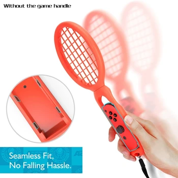 1 чифт тенис ракети ракета Motion Sensing Game Аксесоар for Nintend Switch Joy-Con Controller Game Марио Tennis Accessories