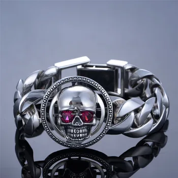 GW Fashion Jewelry Man Бижута от висок клас сребърна гривна подарък за приятел или съпруг YLTH40