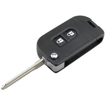 2 бутон 3 бутон смяна на дистанционно ключ за кола Shell Case титуляр за Nissan MICRA Xtrail JUKE, Qashqai j11 Sunny