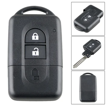 2 бутон 3 бутон смяна на дистанционно ключ за кола Shell Case титуляр за Nissan MICRA Xtrail JUKE, Qashqai j11 Sunny