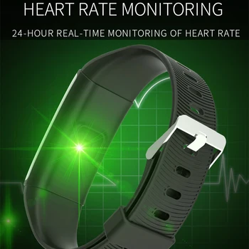 Smart Band Watch Мъже, Жени IP68 Водоустойчив кръвно налягане фитнес гривна монитор на сърдечната честота интелигентни гривна Фитнес тракер