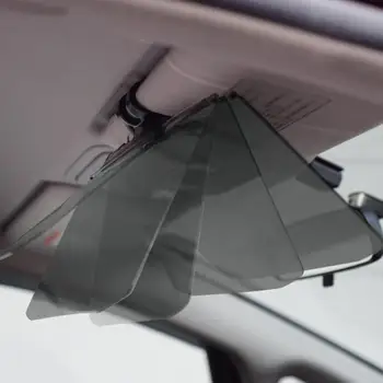 Универсален автомобилен интериор шофьор козирка Против Dazz-le Shading Mirror Auto Anti-Glare Clip-on Shield слънчеви очила 11.8x5.9 инча