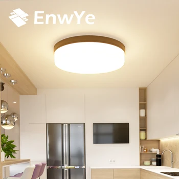 EnwYe LED кръгла панел на тавана лампа 18 W 24 W 36 W 48 W повърхностен монтаж 110 В На 220 В лампа, подходящ за спални хол кухня
