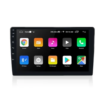 1 din 910 инчов авто радио Android 8 универсална GPS навигация Bluetooth Сплит екран Wifi авто аудио стерео FM USB Авто мултимедия