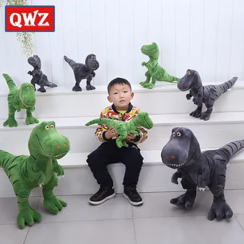 QWZ нов динозавър плюшени играчки карикатура мека играчка кукла тиранозавър рекс, прекрасни деца, момчета дете, подарък за рожден Ден 40/55/70/100 см